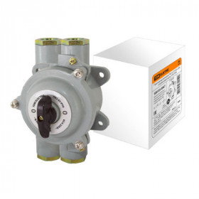 Пакетный выключатель ПВ2-63 2П 63А 220В. силуминовый корпус. IP56 TDM