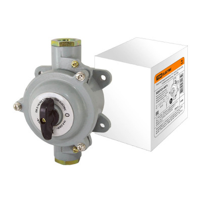 Пакетный переключатель ПП 2-16 Н2 2П 16А 220В. силуминовый корпус. IP56 TDM