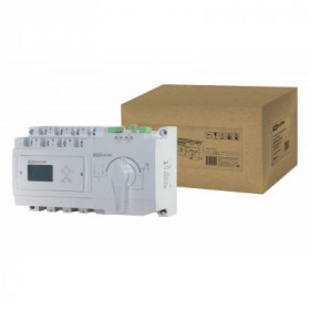 Устройство автоматического ввода резерва АВР-ПНД 4П 160А 380В с дисплеем TDM