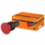 Кнопка грибовидная SB7-CC45 d35мм 1з+1р красная TDM