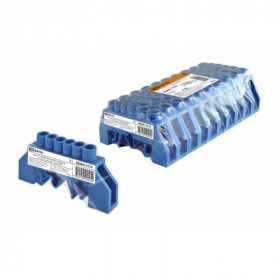 Шина "N" нулевая в изоляторе на DIN-рейку 8x12мм 6 групп инд. стикер TDM