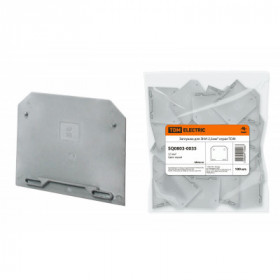 Заглушка для ЗНИ-2.5мм2 серая TDM