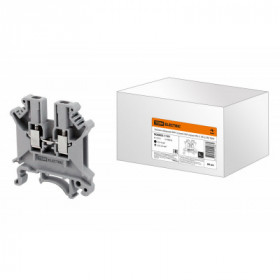 Зажим наборный ЗНН-2.5мм2 32А серый (Ph-C UK-2.5N) TDM