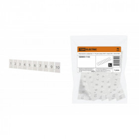 Маркировка цифровая (1-10) для клемм ЗНН-1.5мм2 (Ph-C ZB 4) TDM