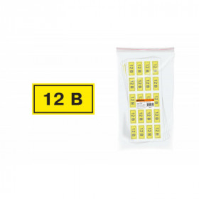 Символ "12В" 20х40мм TDM