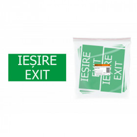 Знак "ВЫХОД" 200х100мм (румынский язык) TDM