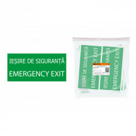 Знак "ЗАПАСНЫЙ ВЫХОД" 200х100мм (румынский язык) TDM