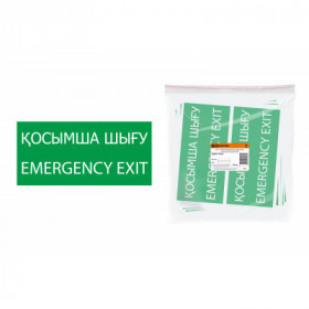 Знак "ЗАПАСНЫЙ ВЫХОД" 200х100мм (казахский язык) TDM