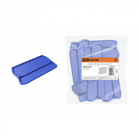 Заглушка для ЗКБ 3 вывода 1.5 2.5 мм2 синяя TDM