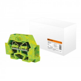 Микроклемма модульная МКМ 1.5мм2 желто-зеленая TDM