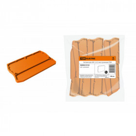 Заглушка для ЗКБ 1.5 2.5 мм2 оранжевая TDM