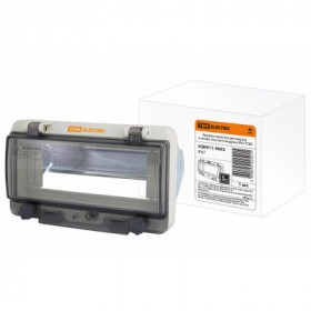 Крышка защитная для выреза в шкафу пластик 8 модулей IP67 TDM