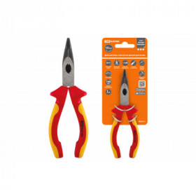 Длинногубцы изогнутые диэлектрические. 160 мм. 1000 В. CR-V. «ЭкспертЭлектрик» TDM