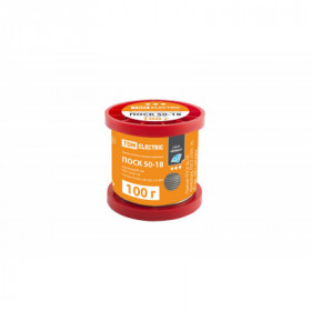 Припой ПОСК 50-18. проволока. ГОСТ 21931-76. Ø1 мм. 100 г. катушка. серия "Алмаз" TDM