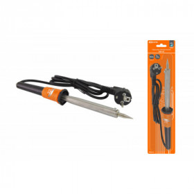 Паяльник ПЭК-42. 42 Вт. 230В. керам. ТЭН. долговечное жало с заземл.. прорезин. ручка. "Алмаз" TDM